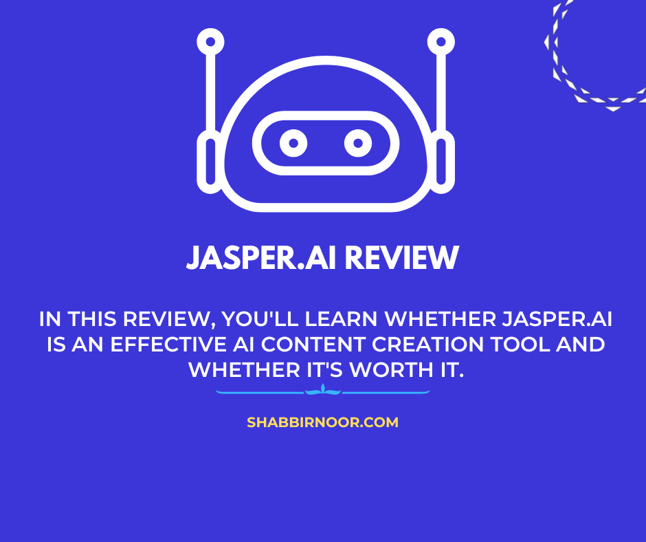 jasper ai review featured image
